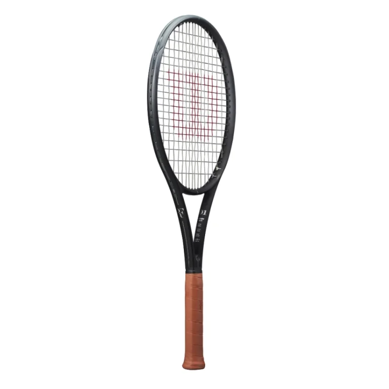 Wilson RF 01 Future FRM 2 junior tennis racket with red and black design